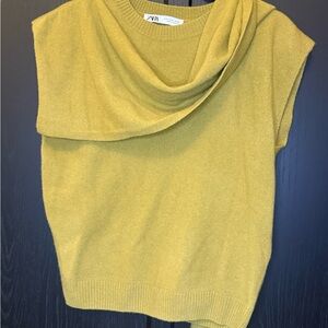 Zara Mustard Yellow Women's Sweater